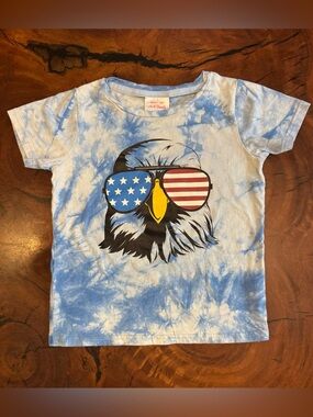 HH Family Kids Patriotic Eagle Tie-Dye T-Shirt